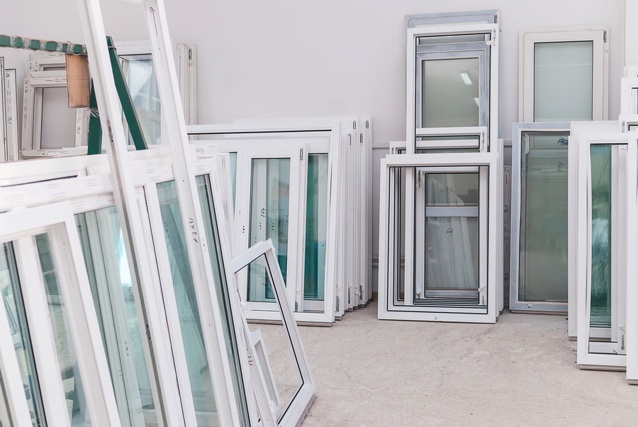 Vinyl window frames